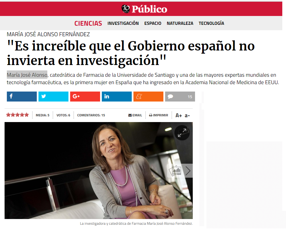“Es increíble que el Gobierno español no invierta en investigación”